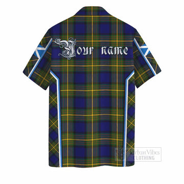 Muir Tartan Crest Hawaiian Shirt Scotland Coat of Arm Flag Style - Tartan Vibes Clothing