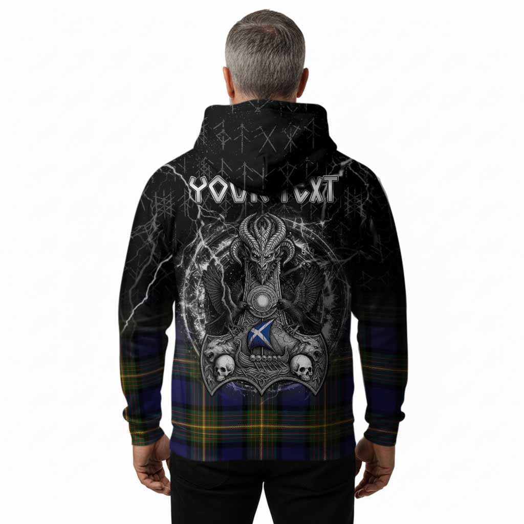 Muir Tartan Crest Hoodie Celtic Odin's Raven Legacy