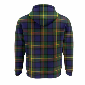 Muir Tartan Crest Hoodie Ferocious Lion Style
