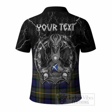 Muir Tartan Crest Polo Shirt Celtic Odin's Raven Legacy