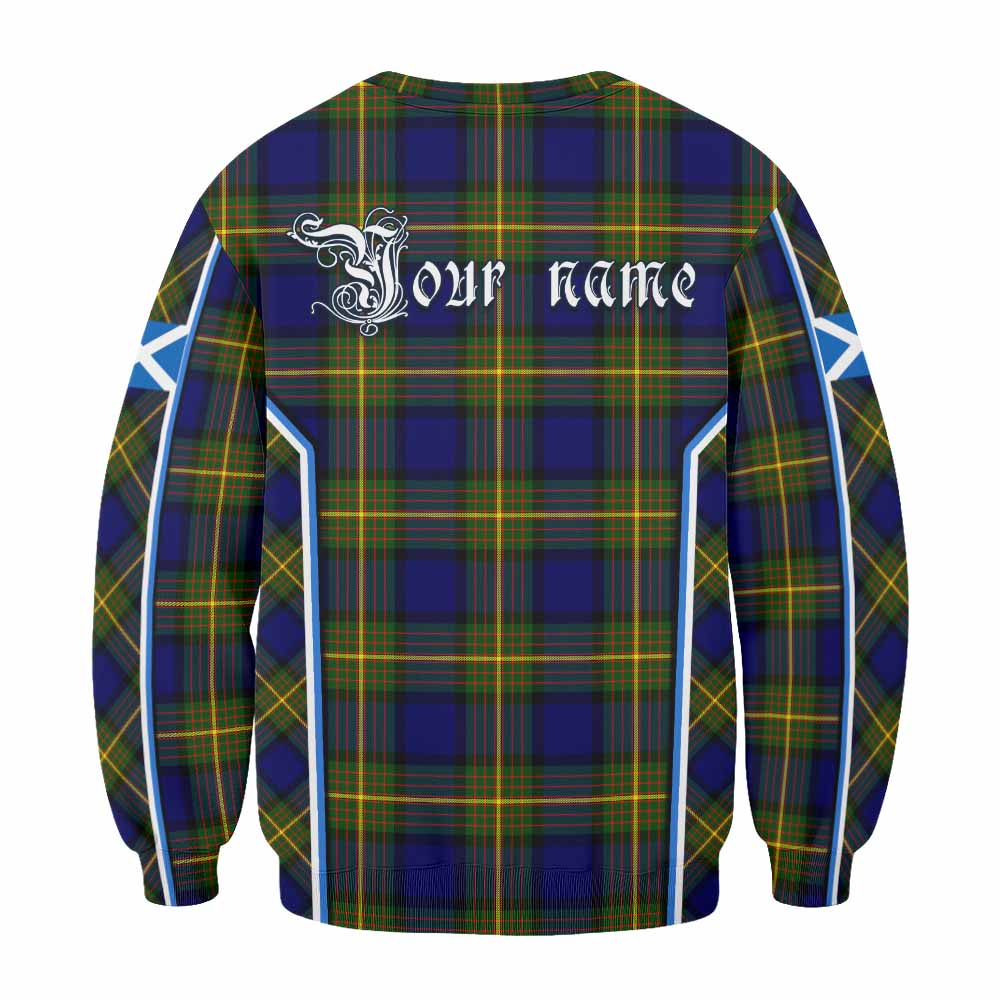 Muir Tartan Crest Sweatshirt Scotland Coat of Arm Flag Style - Tartan Vibes Clothing
