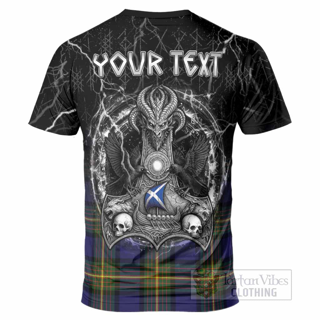 Muir Tartan Crest T-Shirt Celtic Odin's Raven Legacy