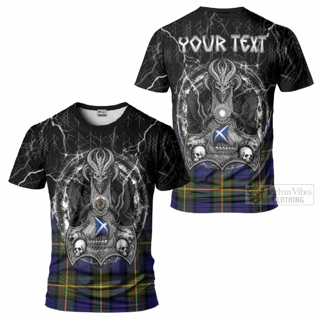 Muir Tartan Crest T-Shirt Celtic Odin's Raven Legacy