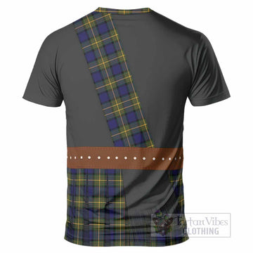 Muir Tartan Crest T-Shirt Kilt Costume Style