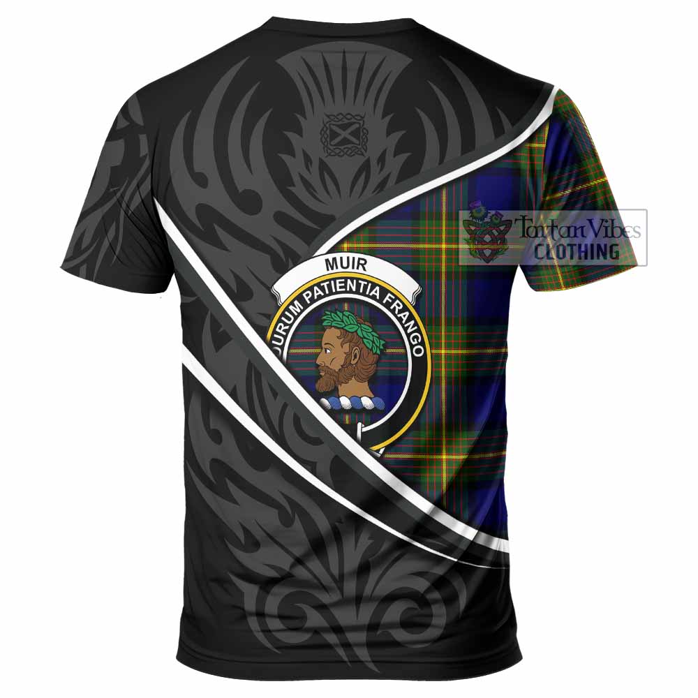 Muir Tartan Family Crest T-shirt Celtic Scottish Thistle Floral - Tartan Vibes Clothing