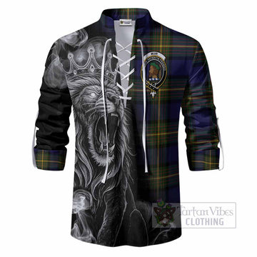 Muir Tartan Ghillie Shirt Roaring Lion Heritage
