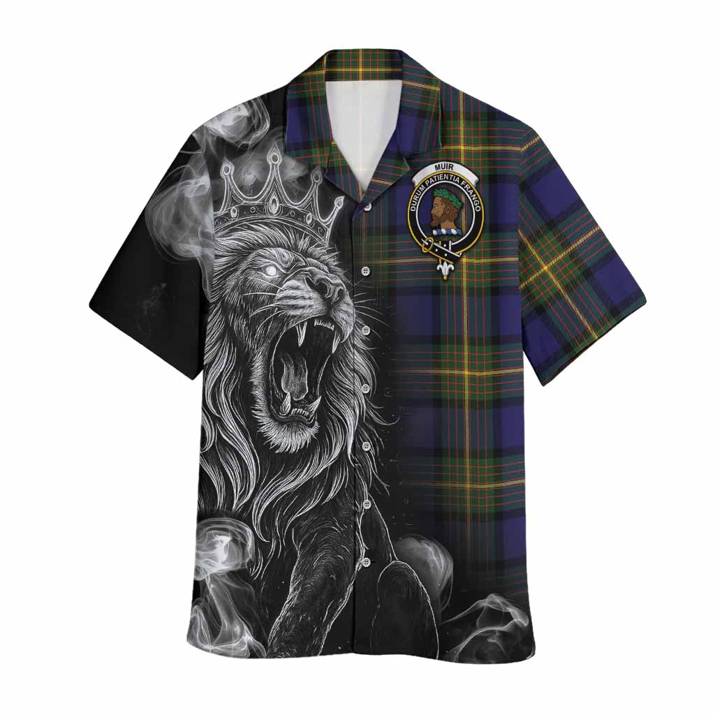 Muir Tartan Hawaiian Shirt Roaring Lion Heritage