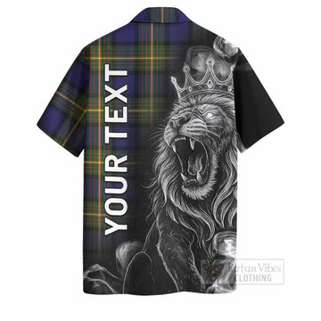 Muir Tartan Hawaiian Shirt Roaring Lion Heritage