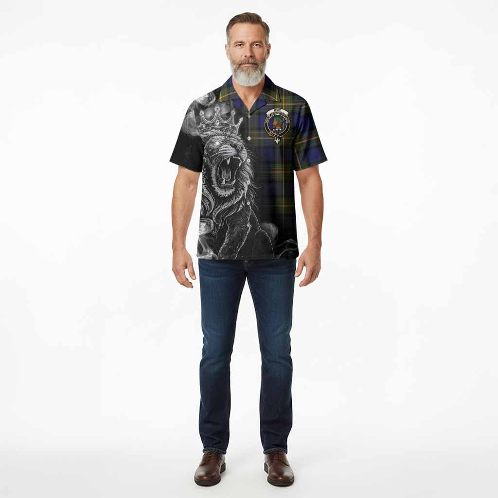 Muir Tartan Hawaiian Shirt Roaring Lion Heritage