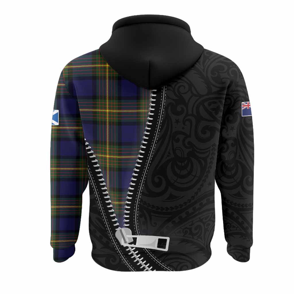 Muir Tartan Hoodie New Zealand Pattern Unique Zipper Stylized