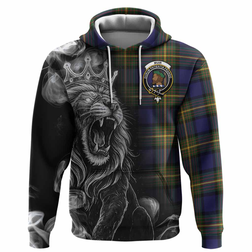Muir Tartan Hoodie Roaring Lion Heritage