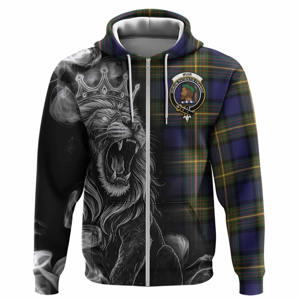 Muir Tartan Hoodie Roaring Lion Heritage