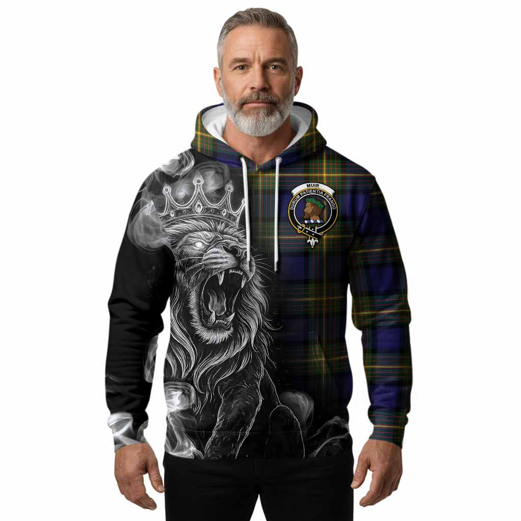 Muir Tartan Hoodie Roaring Lion Heritage