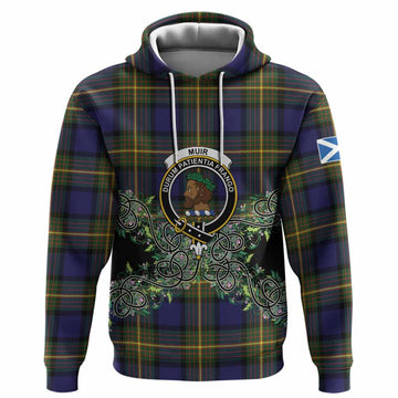 Muir Tartan Hoodie Thistle Scottish Spirit