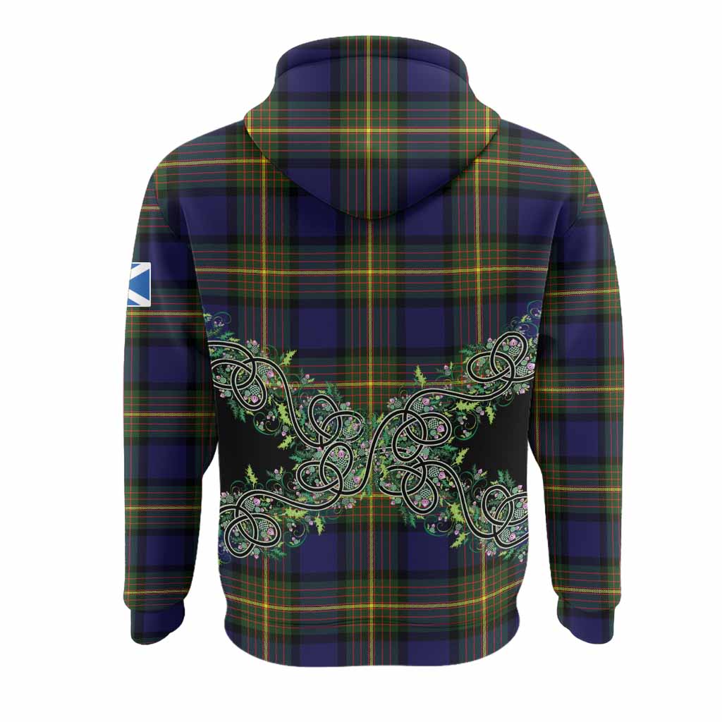 Muir Tartan Hoodie Thistle Scottish Spirit