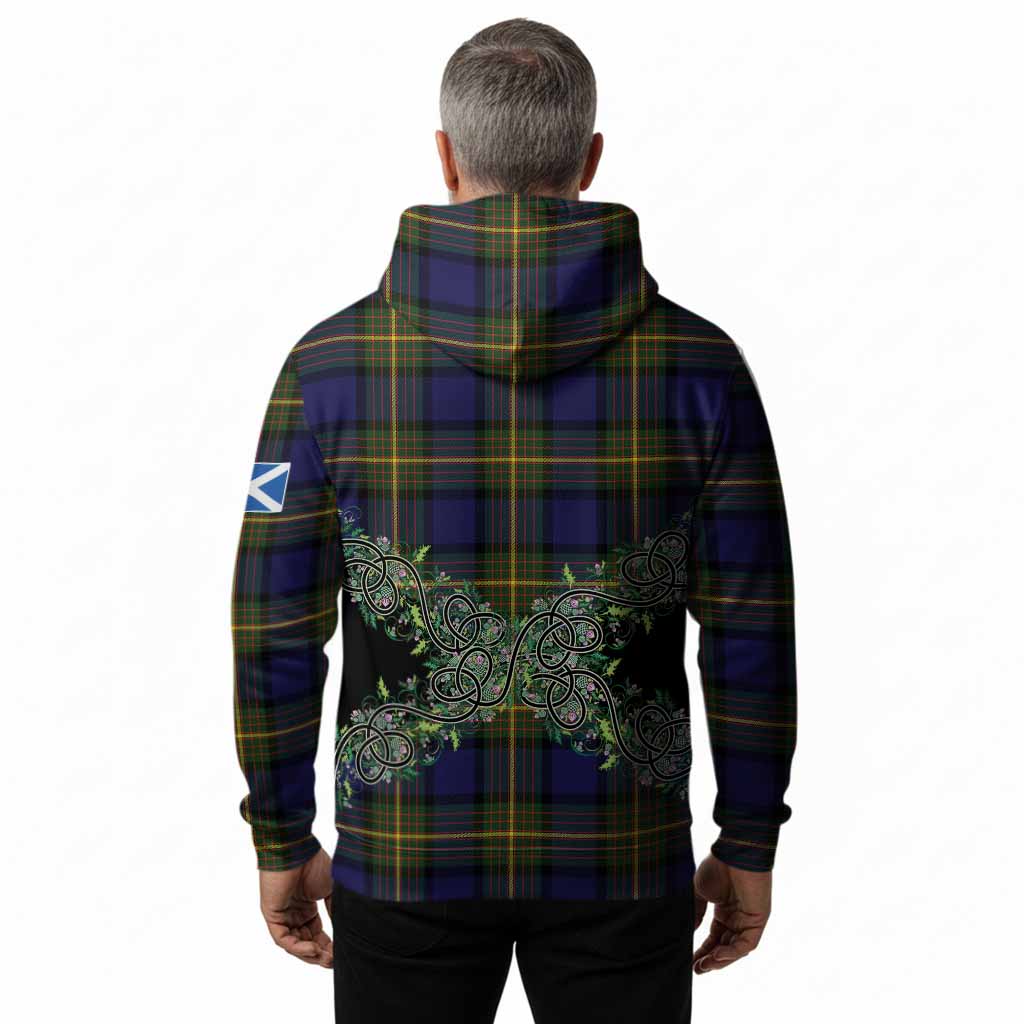Muir Tartan Hoodie Thistle Scottish Spirit