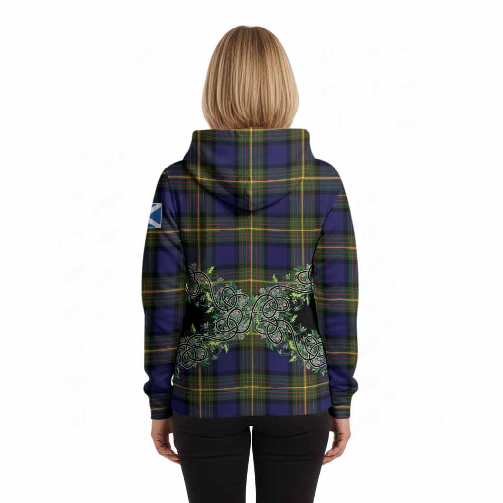 Muir Tartan Hoodie Thistle Scottish Spirit