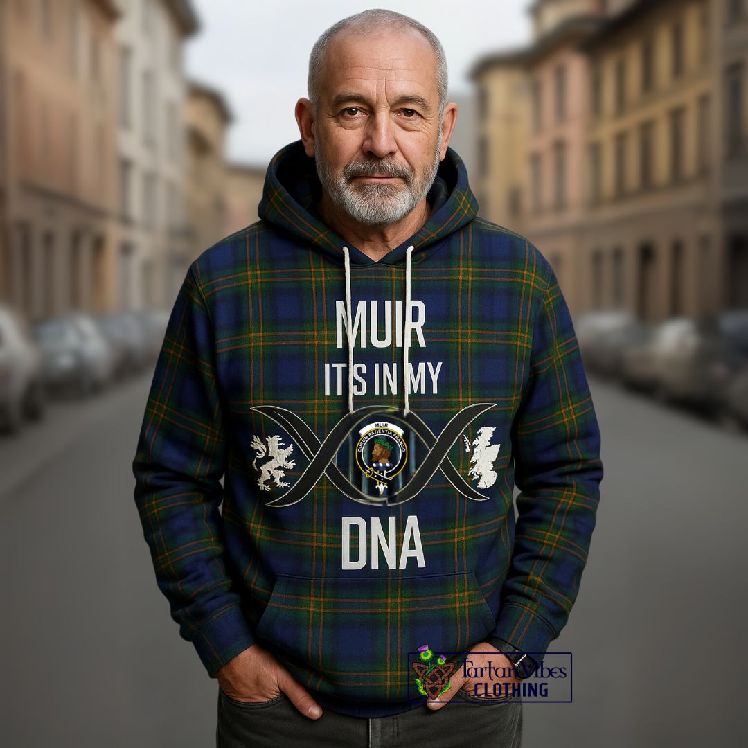 Muir Tartan Hoodie with Family Crest DNA In Me Style