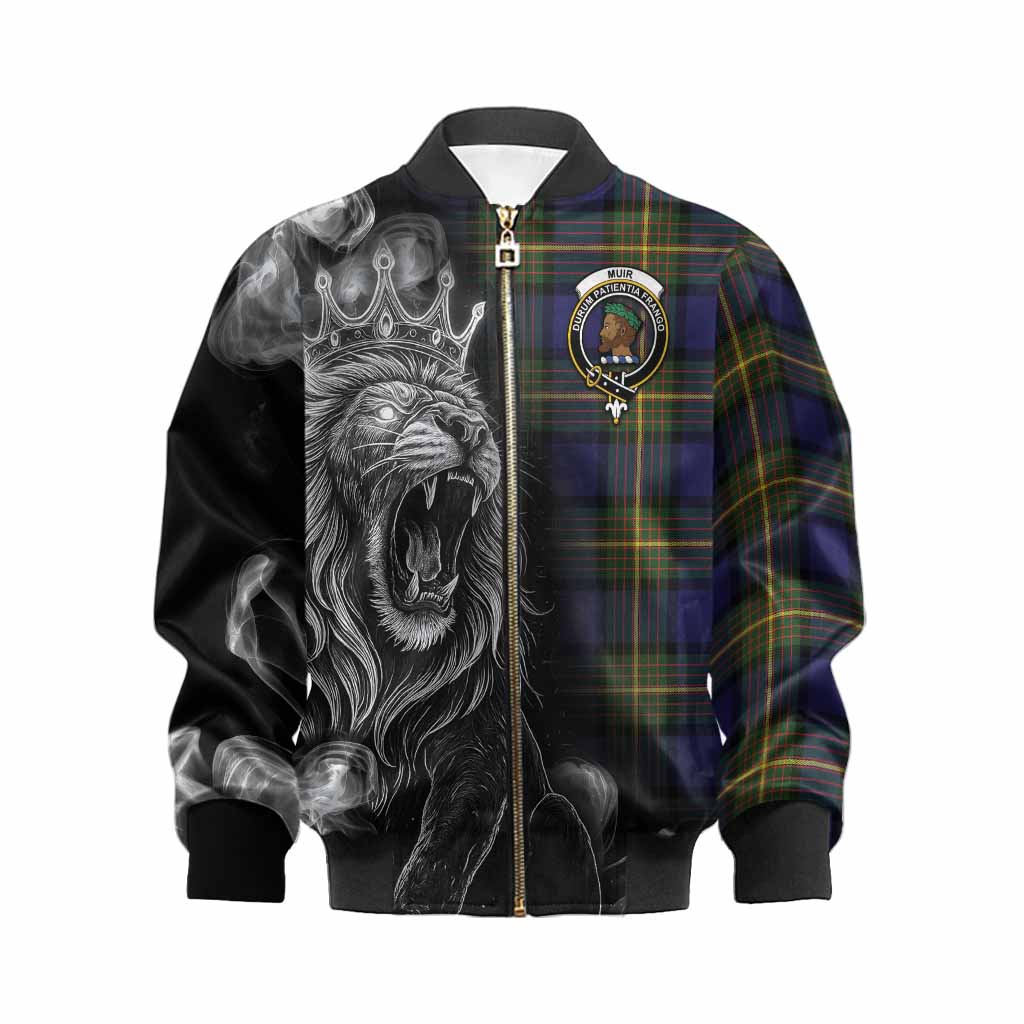 Muir Tartan Kid Bomber Jacket Roaring Lion Heritage