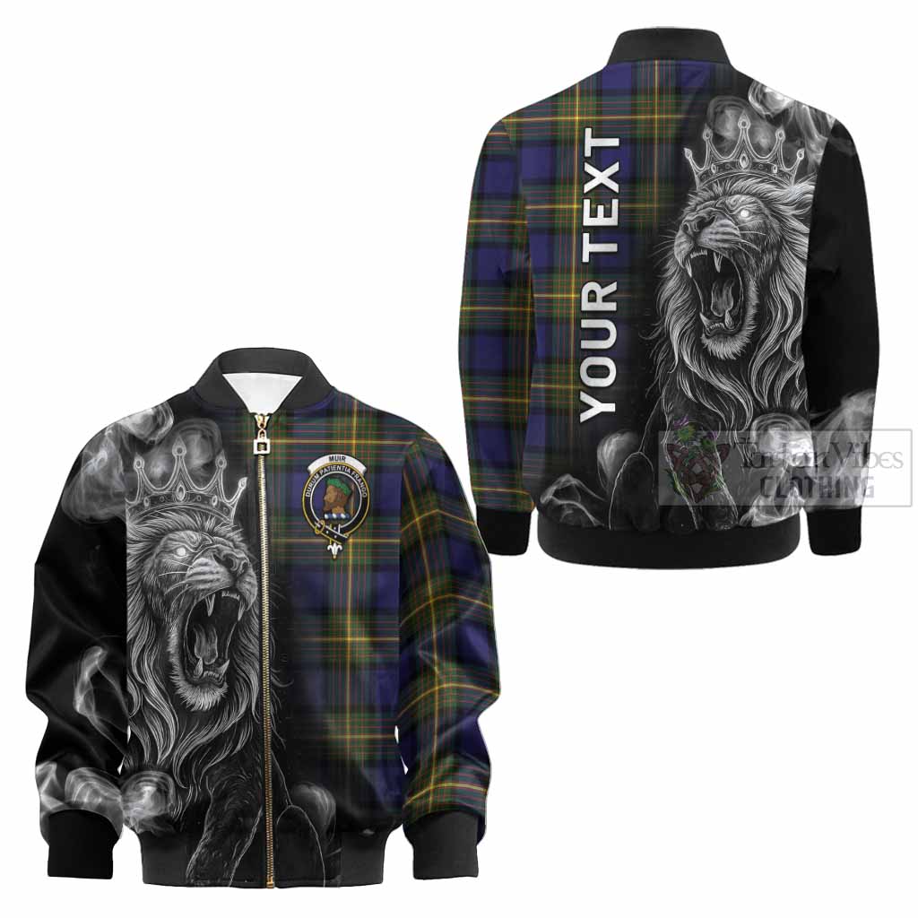 Muir Tartan Kid Bomber Jacket Roaring Lion Heritage
