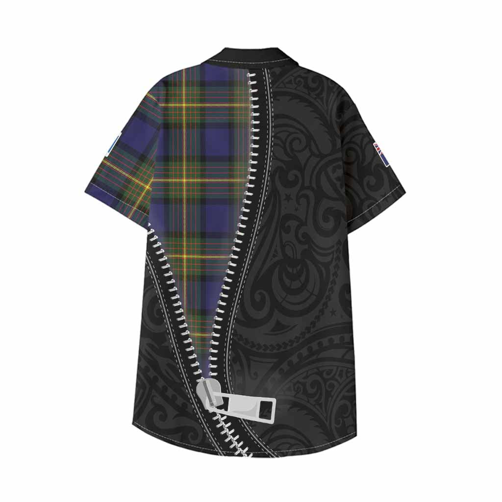 Muir Tartan Kid Hawaiian Shirt New Zealand Pattern Unique Zipper Stylized