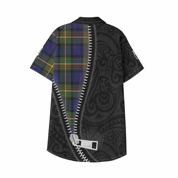 Muir Tartan Kid Hawaiian Shirt New Zealand Pattern Unique Zipper Stylized