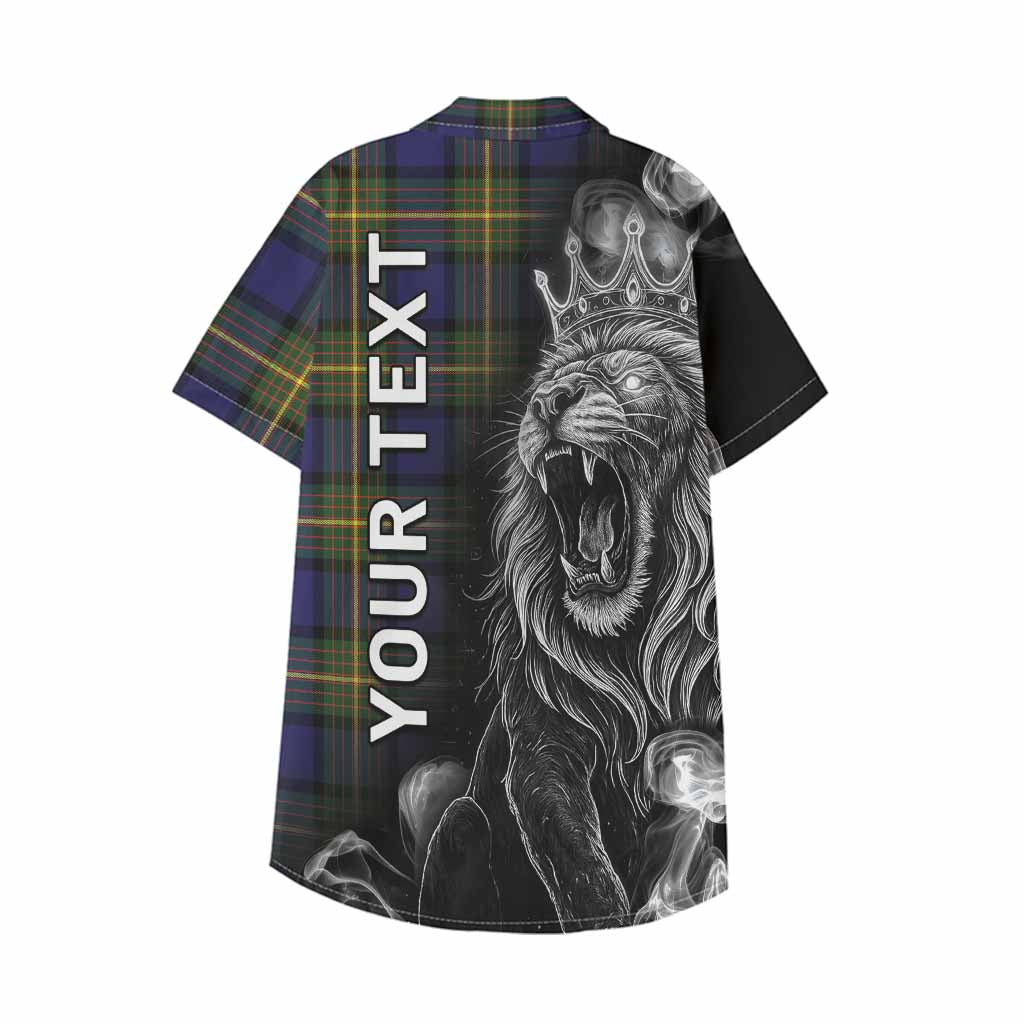 Muir Tartan Kid Hawaiian Shirt Roaring Lion Heritage