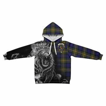 Muir Tartan Kid Hoodie Roaring Lion Heritage