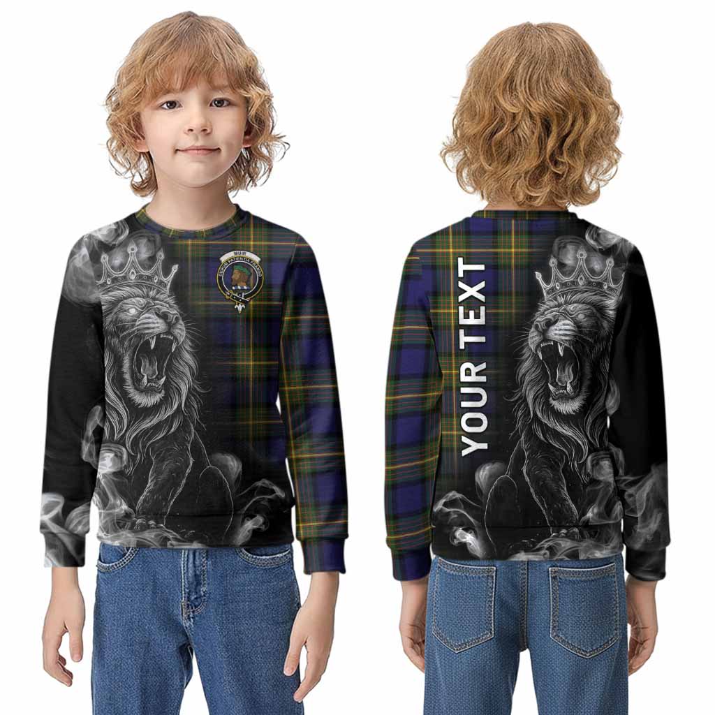 Muir Tartan Kid Knitted Sweatshirt Roaring Lion Heritage