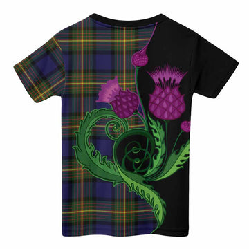 Muir Tartan Kid T-shirt Traditional Scottish Thistle