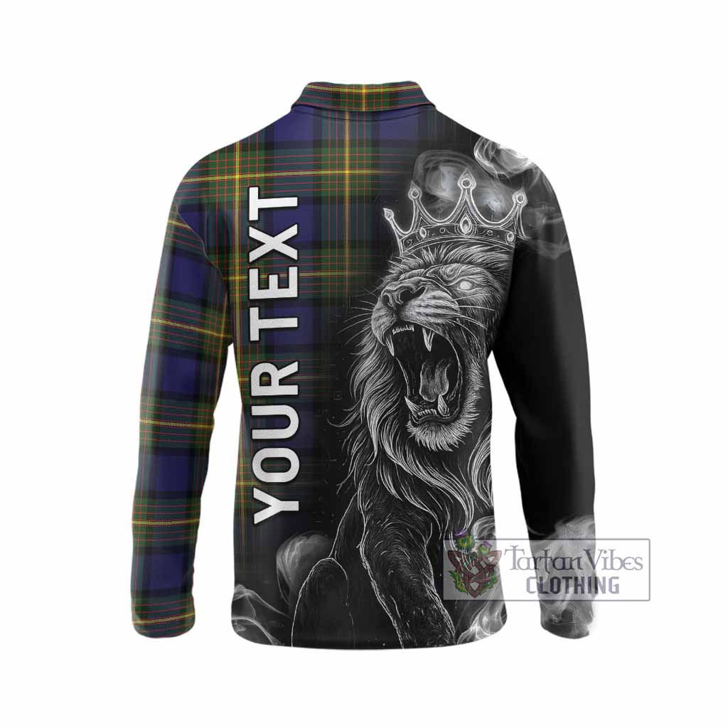 Muir Tartan Long Sleeve Polo Shirt Roaring Lion Heritage