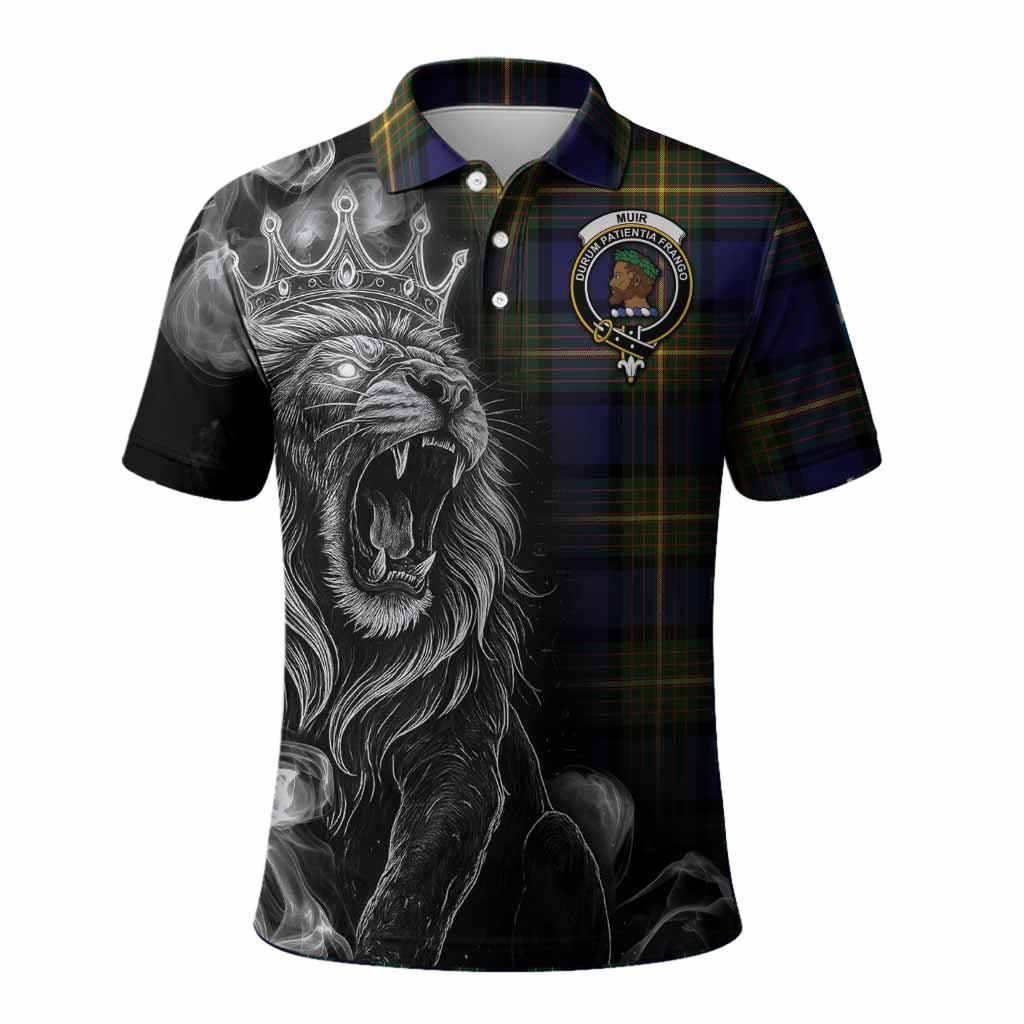 Muir Tartan Polo Shirt Roaring Lion Heritage