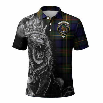 Muir Tartan Polo Shirt Roaring Lion Heritage