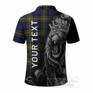 Muir Tartan Polo Shirt Roaring Lion Heritage