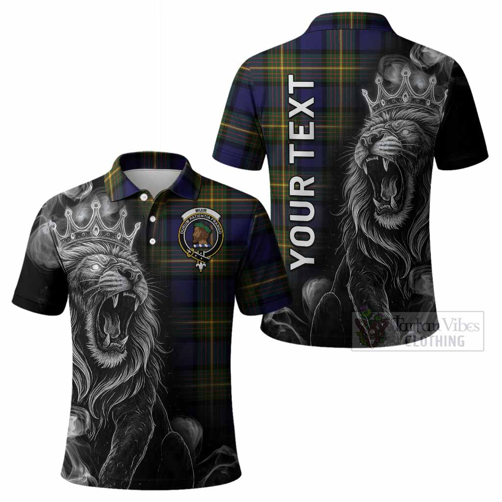 Muir Tartan Polo Shirt Roaring Lion Heritage