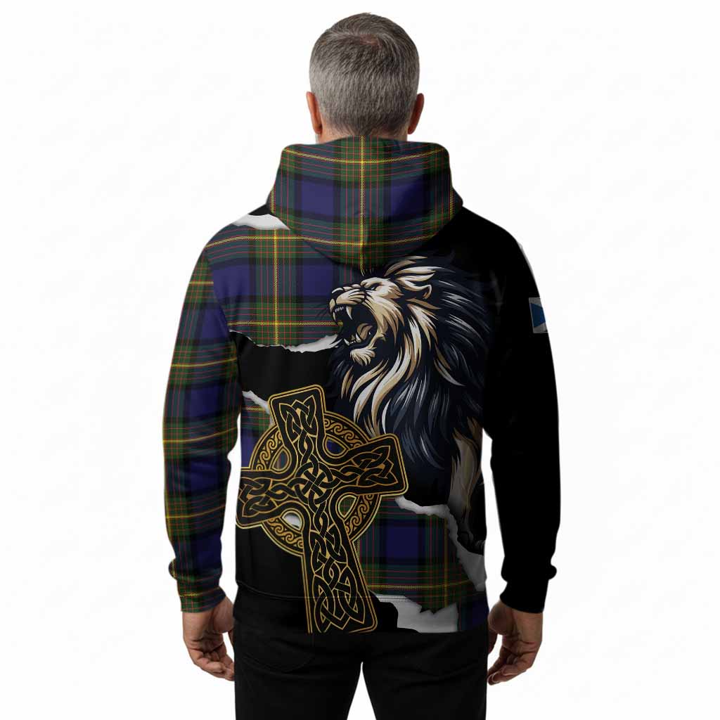 Muir Tartan Scottish Hoodie Lion Celtic Heritage