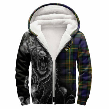 Muir Tartan Sherpa Hoodie Roaring Lion Heritage