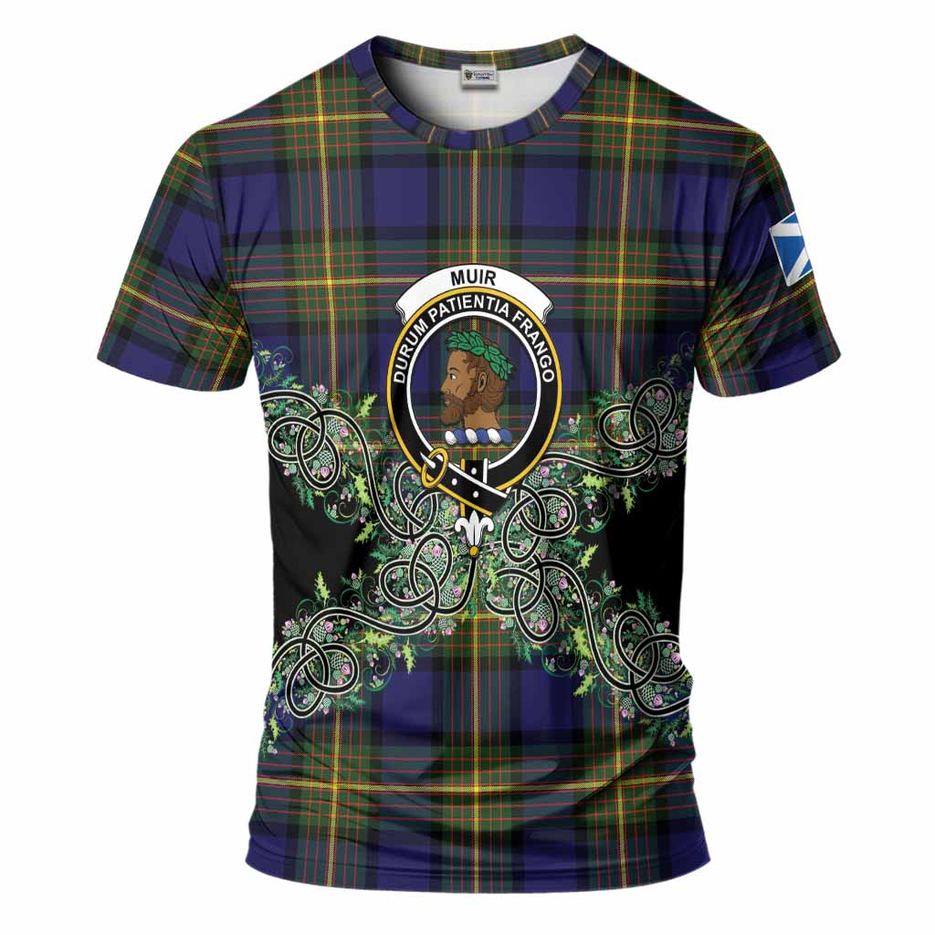 Muir Tartan T-Shirt Thistle Scottish Spirit