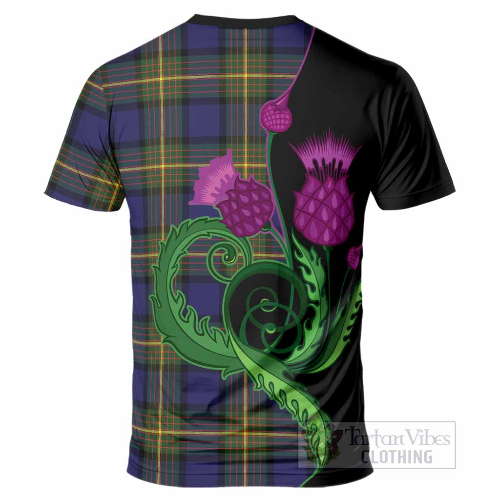 Muir Tartan T-Shirt Traditional Scottish Thistle