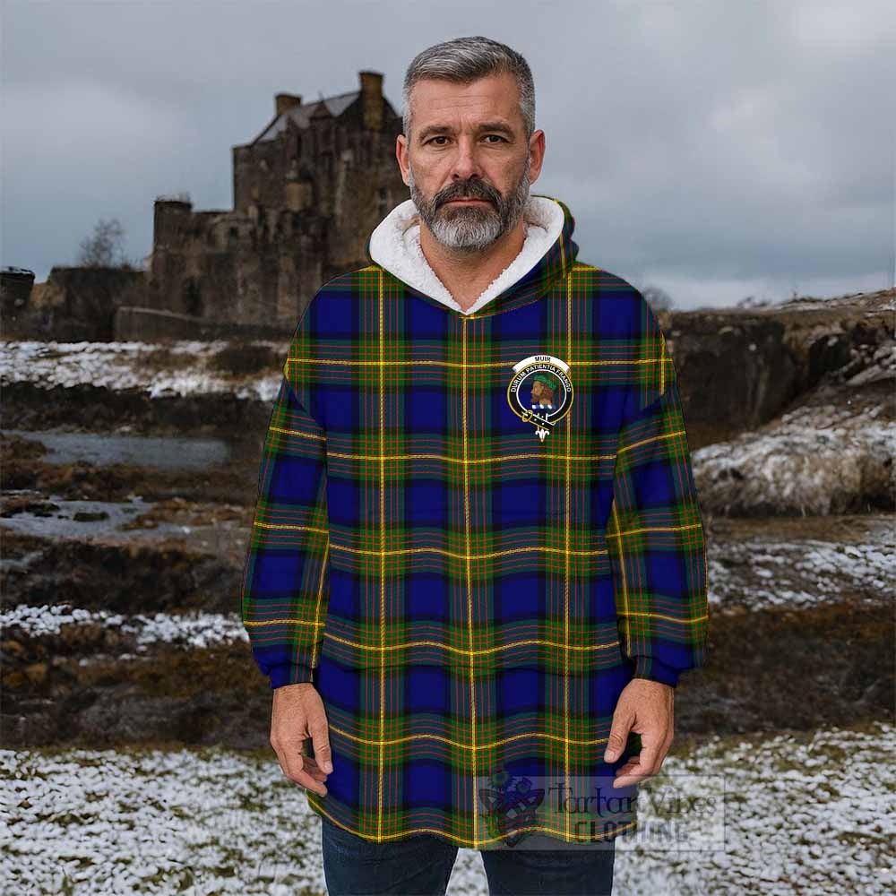 Muir Tartan Wearable Blanket with Family Crest - Tartan Vibes Clothing