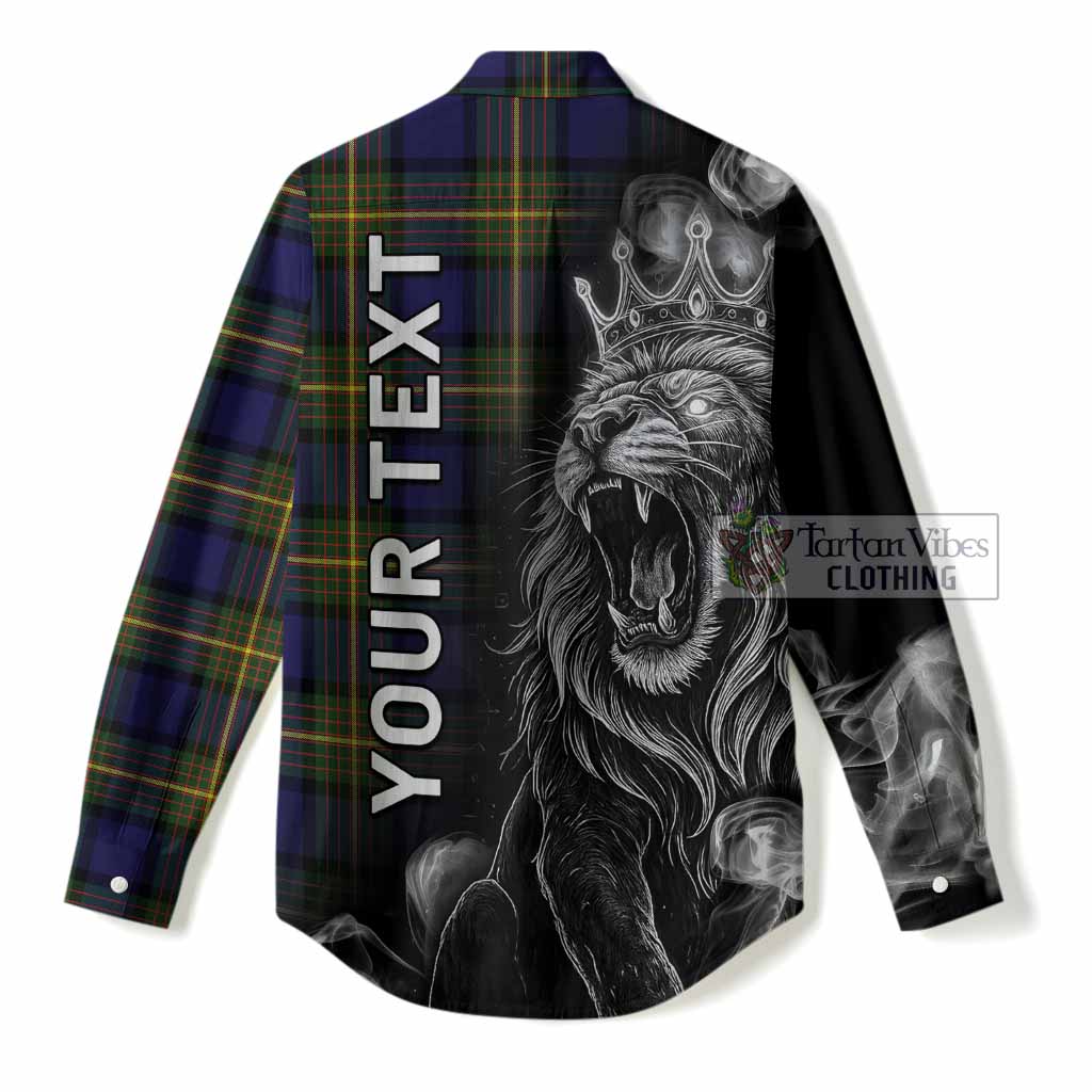Muir Tartan Women Casual Shirt Roaring Lion Heritage
