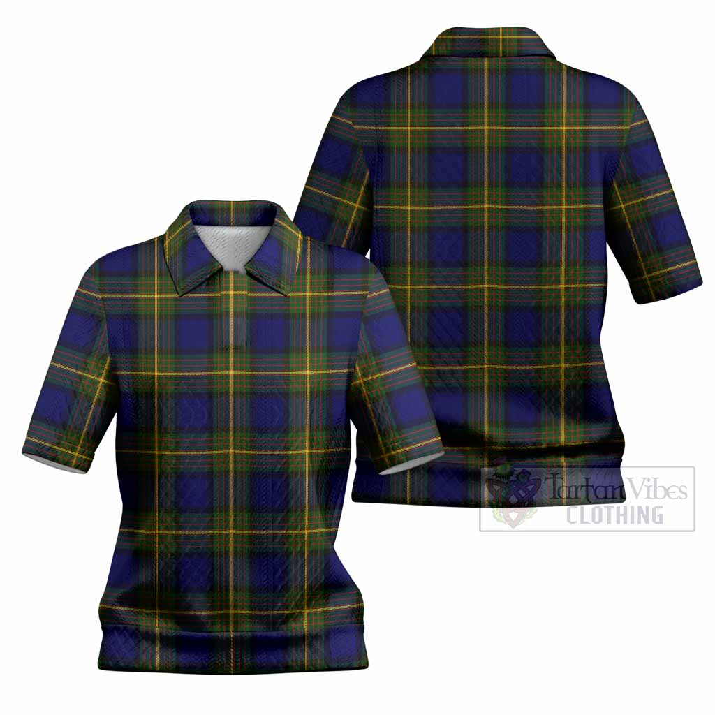 Muir Tartan Women’s Polo Sweater Top