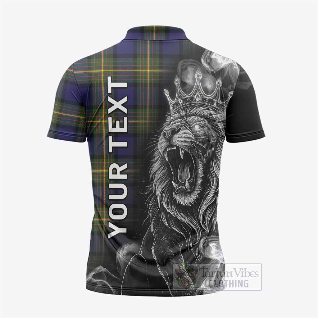 Muir Tartan Zipper Polo Shirt Roaring Lion Heritage