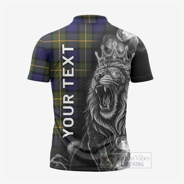 Muir Tartan Zipper Polo Shirt Roaring Lion Heritage