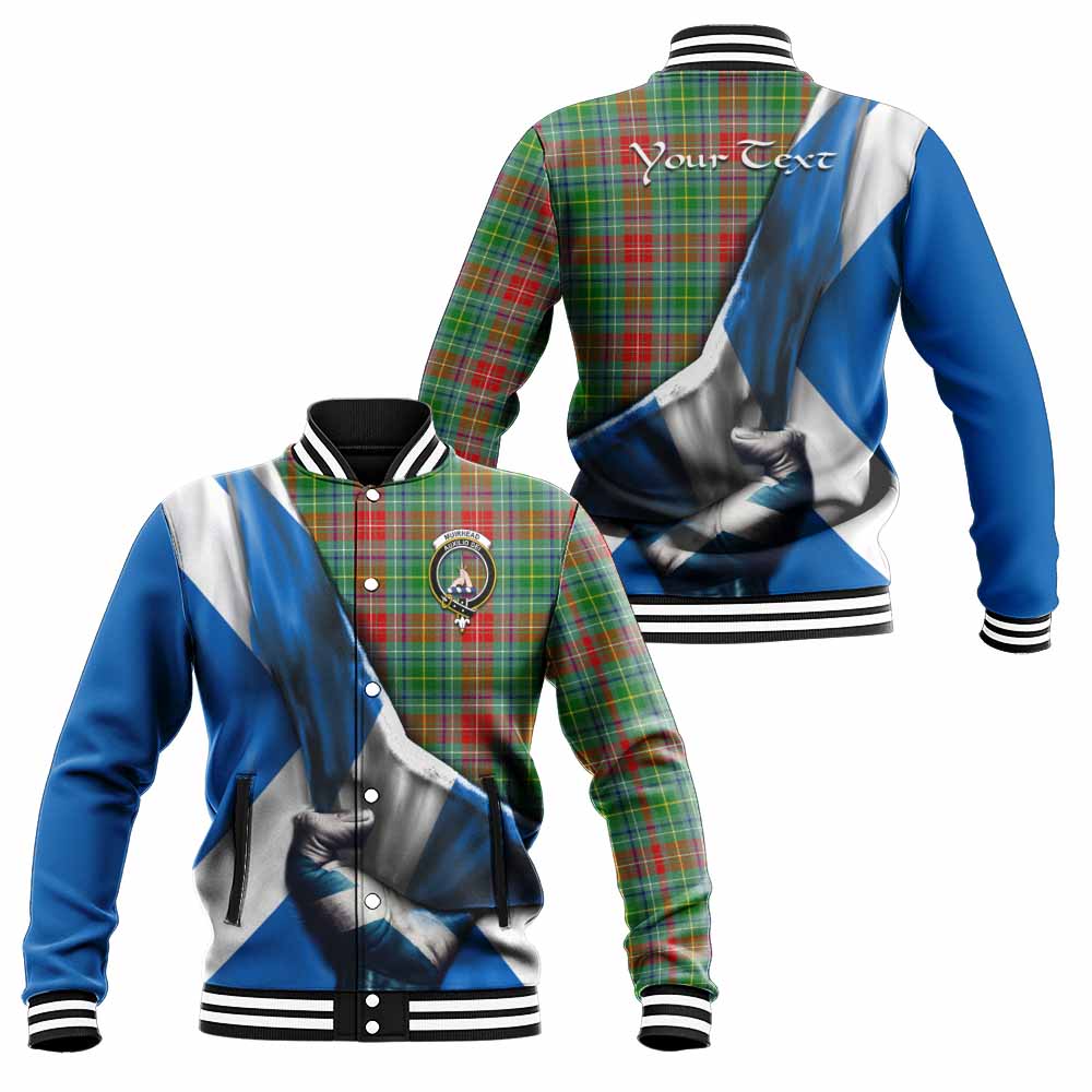 Muirhead Tartan Baseball Jacket with Family Crest Scotland Patriotic Style Unisex - Tartan Vibes Clothing