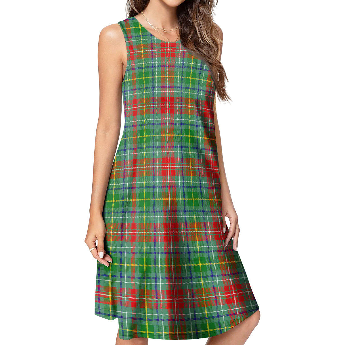 Muirhead Tartan Womens Casual Dresses 4XL - Tartan Vibes Clothing