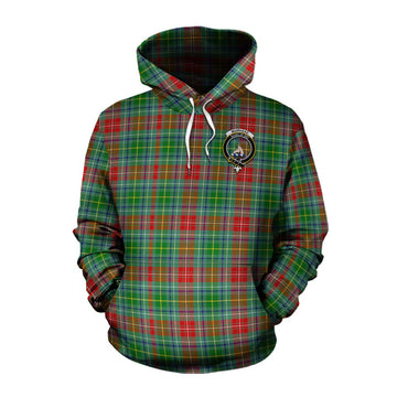 Muirhead Tartan Cotton Hoodie with Family Crest Celtic Skull Style Pullover Hoodie XS - Tartan Vibes Clothing