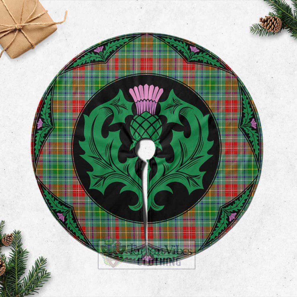 Muirhead Tartan Christmas Tree Skirt Scottish Thistle Style Casual Tree Skirts - Tartan Vibes Clothing