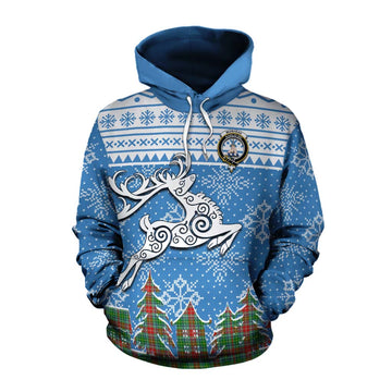 Muirhead Clan Christmas Cotton Hoodie Celtic Reindeer Style Pullover Hoodie XS - Tartan Vibes Clothing