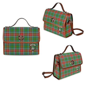 muirhead-tartan-leather-strap-waterproof-canvas-bag-with-family-crest